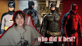 Which is the BEST Live Action BATSUIT