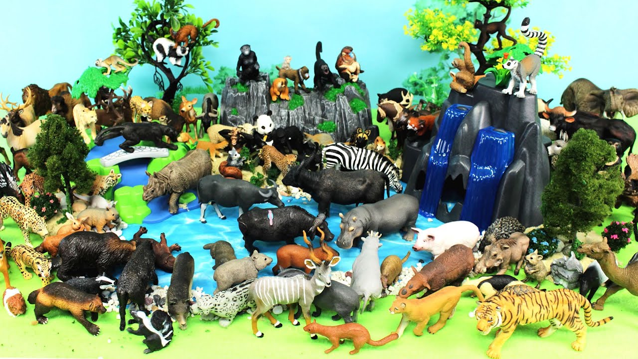 LXONTSG Zoo Animals Figurines, 12 Pieces Jungle Animals Figurines, Animal Jungle Toy, Plastic Zoo Animals Toy, Child Zoo Animals Figurines, Toy Figurine