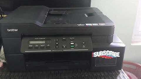 How to fix printer print blank page in brother DCP-T720DW