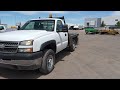 45 - 2005 Chevrolet Silverado 3500 4WD Flatbed Truck