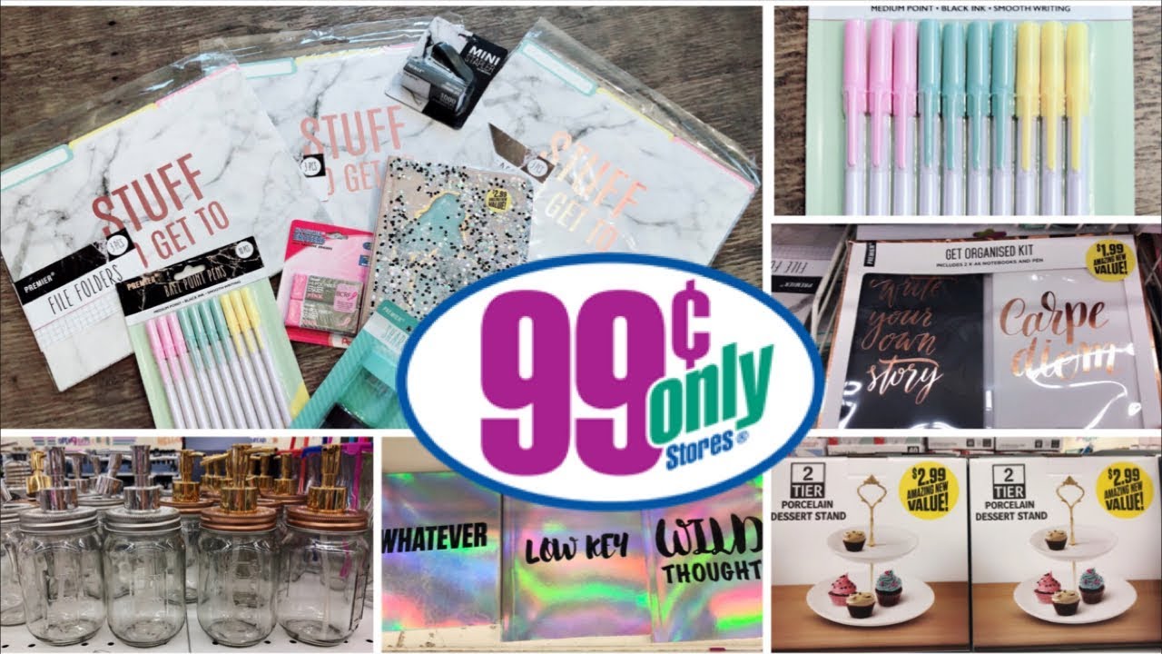 BACK TO SCHOOL & HOME DECOR 99 CENT STORE SHOP WITH ME YouTube