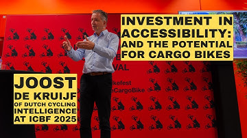 Investment in accessibility and the potential for cargo bikes. With Joost de Kruijf.