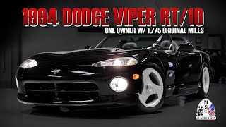 One Owner 1994 Dodge Viper RT/10 with 1,775 Original Miles! screenshot 3