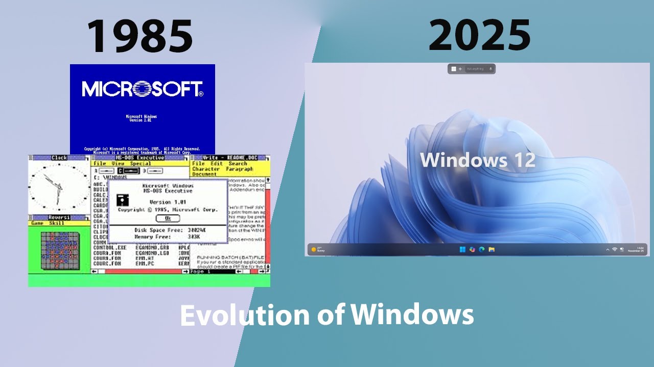 Evolution of Windows - YouTube