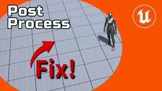 How to deal with post-processing issues in UE5!!【UnrealEngine5】#postprocess #SphereMask #material
