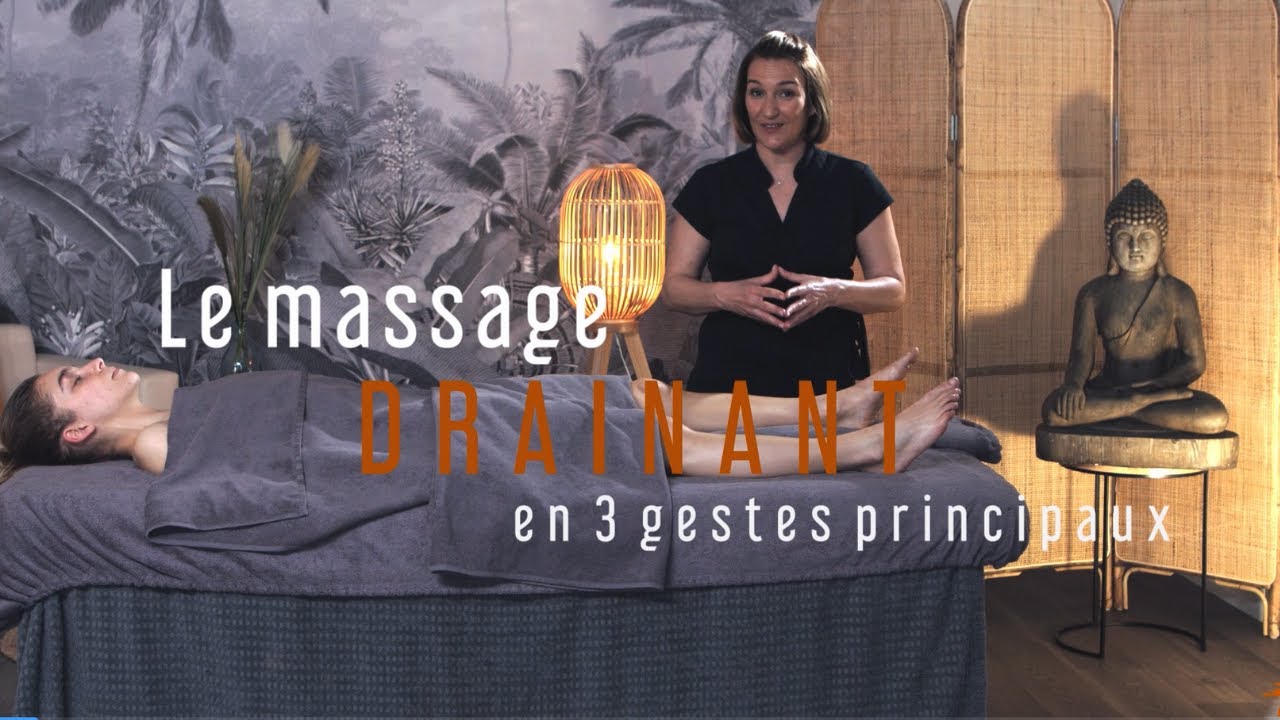 Le massage drainant en 3 gestes principaux