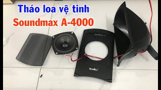 Tháo Loa Vệ Tinh Của Loa 4.1 Soundmax A-4000