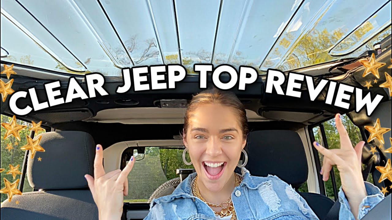 CLEAR JEEP TOP Review & Installation! *tiktok viral clear top* - YouTube