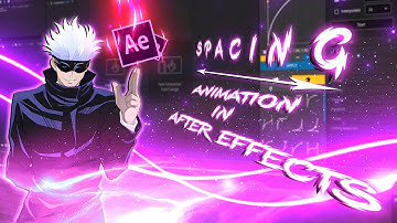 After Effects Text Kerning/Tracking Animation Edit [ tutorial ]