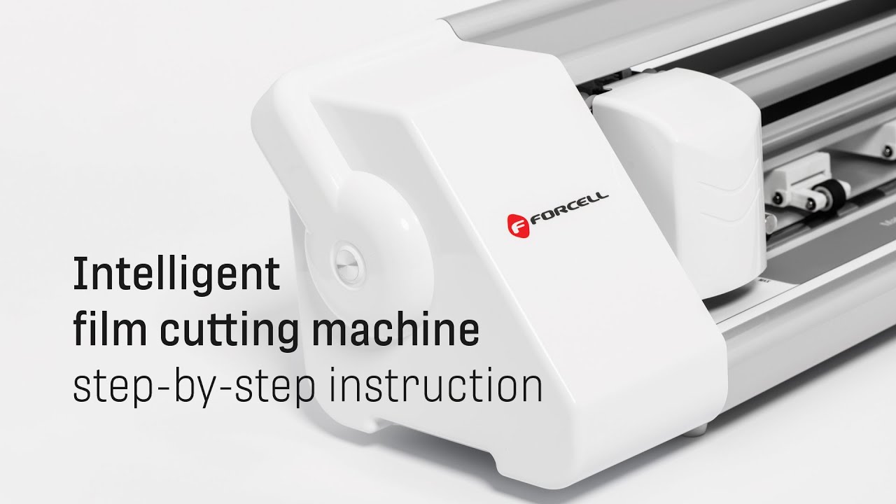 Intelligent film cutting machine - step-by-step instruction - YouTube