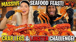 Eating 100 Pounds of Seafood Boil! (Mukbang)