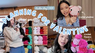 Studio Vlog| Design new plushies & sweatshirts, visit Michael’s, special guest, and more!🌸✨🎀