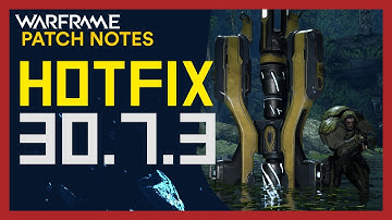 Warframe Hotfix 30.7.3 Patch Notes - Excavation AFK Exploit