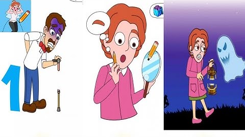 Draw One Part - Draw Puzzle Family Level 1- 100 Part 1