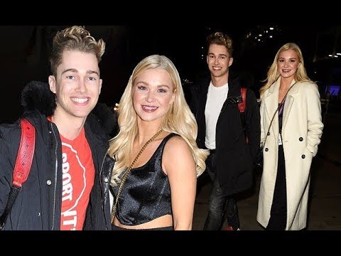 Strictly S Aj Pritchard Puts On A Cosy Display With Girlfriend Abbie Quinnen As They Step Out In Man Youtube