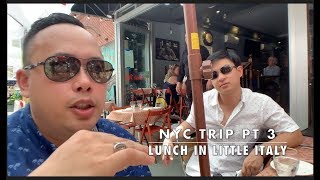 Lunch in Little Italy NYC 🇺🇸