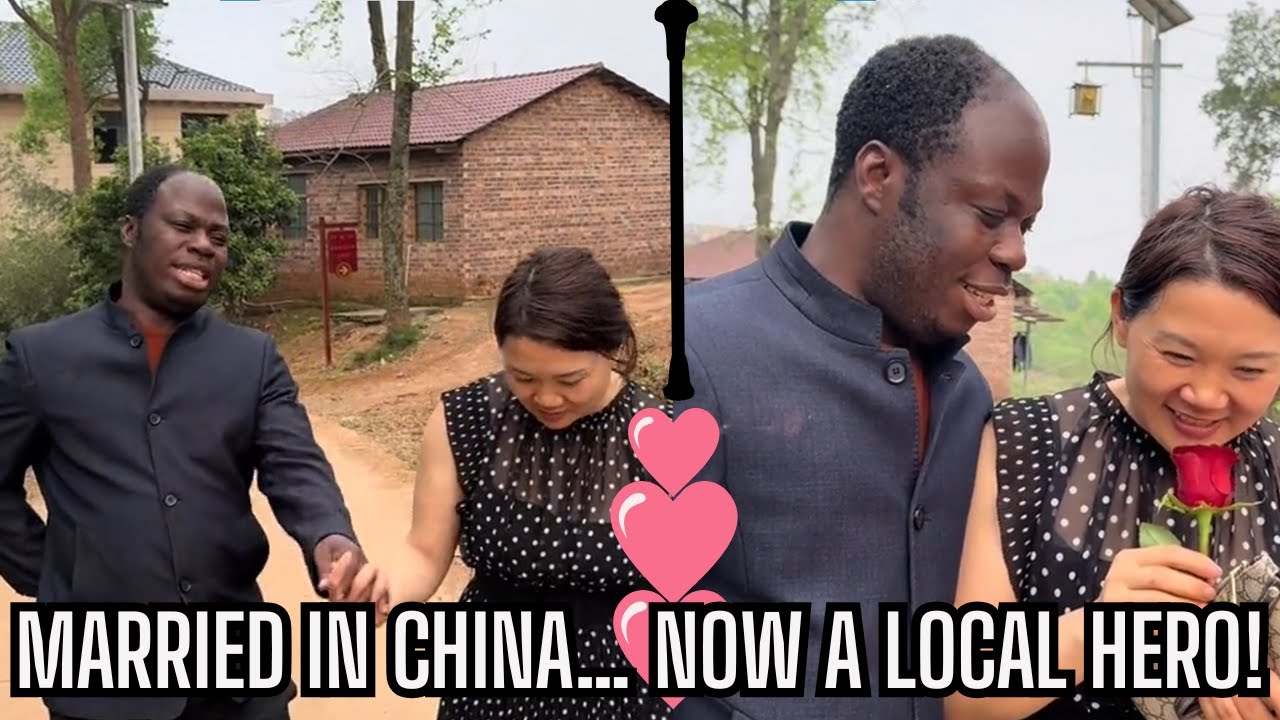 Ghanaian Marries Chinese Woman and Becomes a Star!