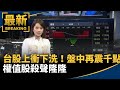 台股震盪