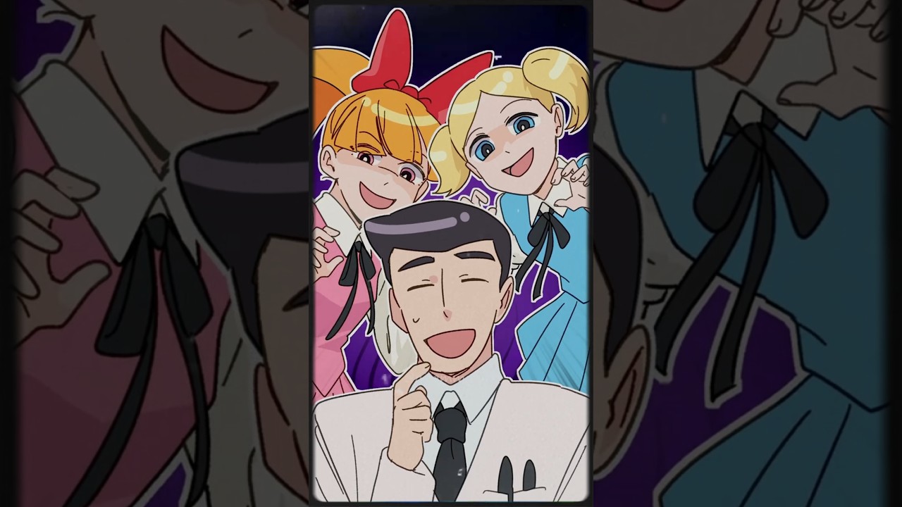 The BEST cartoon dad ever...🖤🤍 #powerpuffgirls #cartoonnetwork #ppg