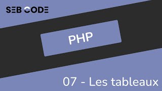 PHP Training for Beginners - 07 - Tables