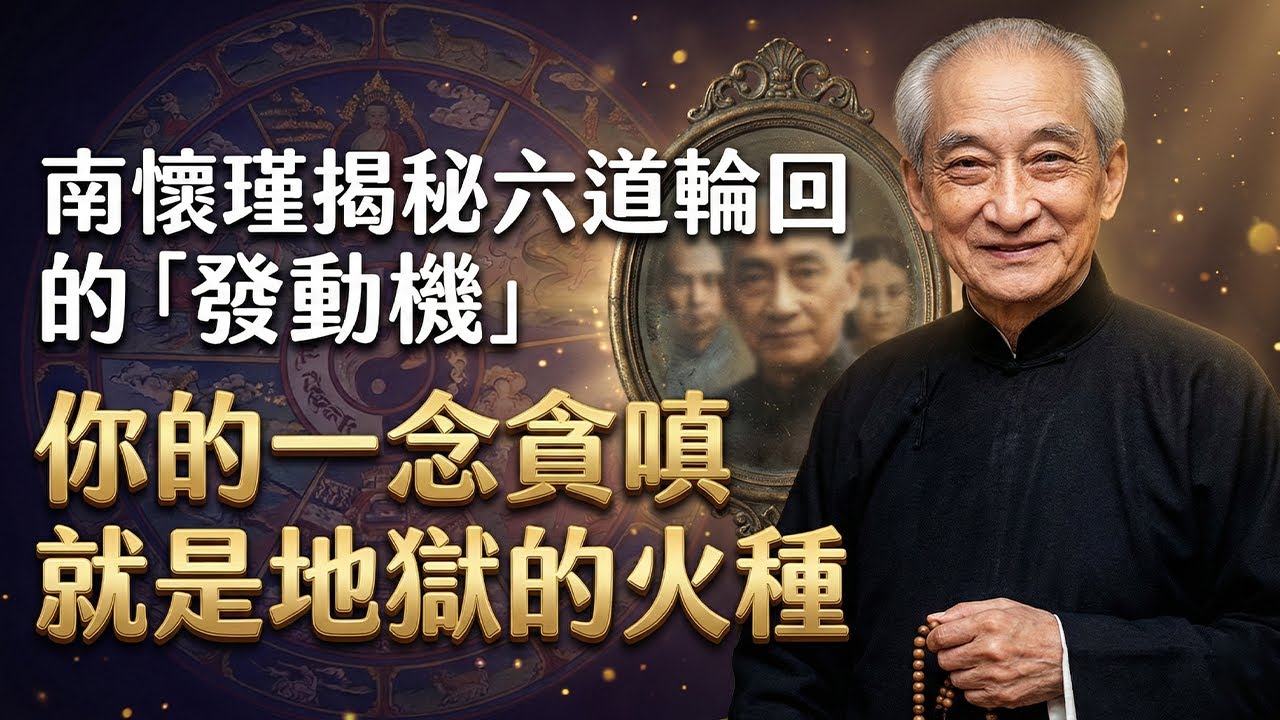 南懷瑾：為什麼這麼多人相信六道輪迴？看懂此圖，就知你前世從哪一道轉世而來?南懷瑾揭秘六道輪回的「發動機」。