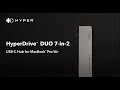 New 2020 HyperDrive DUO 7-in-2 with Magnetic Grip & 4K 60Hz HDMI
