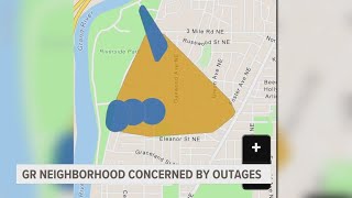 Grand Rapids neighborhood concerned about power outages