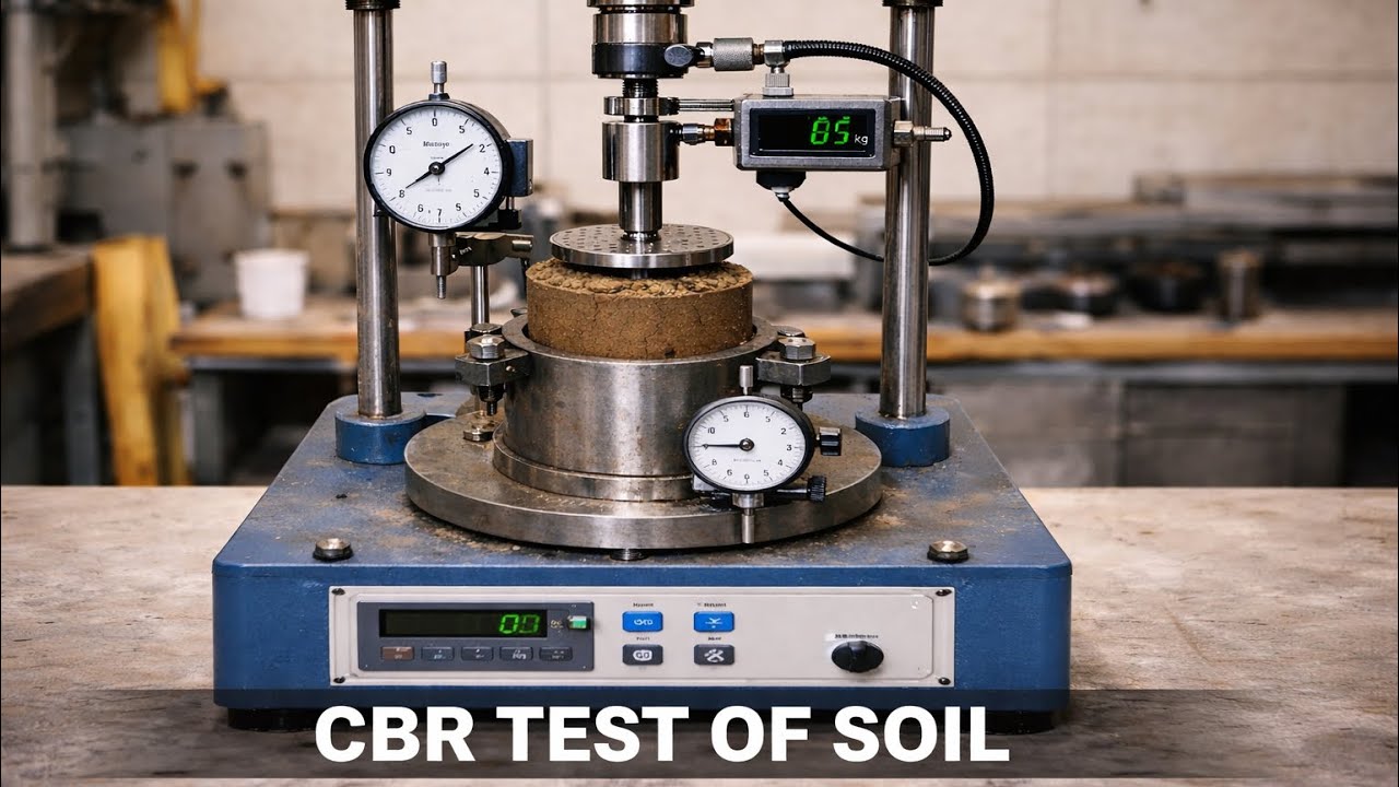 CBR test of soil - YouTube