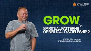 GROW: in SPIRITUAL PATTERS of BIBLICAL DISCIPLESHIP PART 2