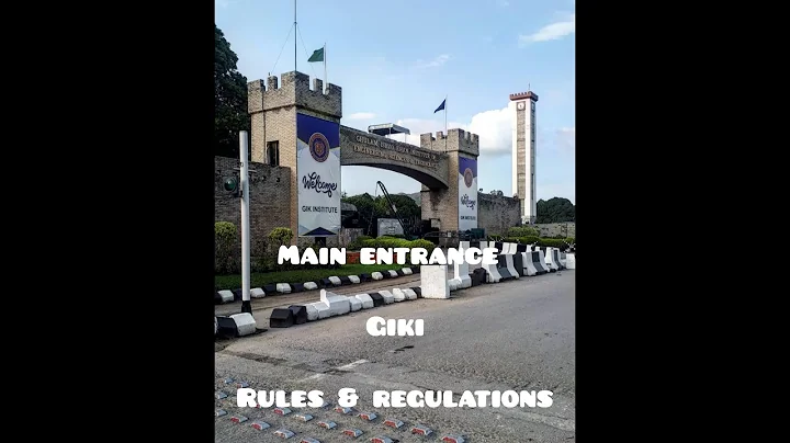 Main Gate | GIKI Campus  Tour | GIKI #GIKI #GIKIUniversitySwabi #GIK