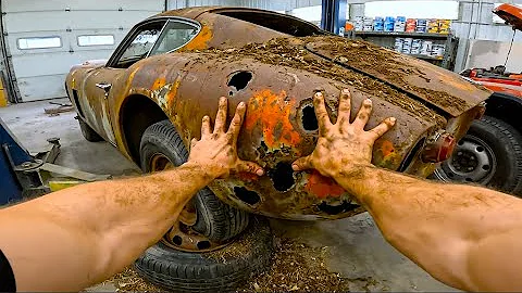 ASMR Car Restoration! Abandoned Ferrari Rescued from Nature and Completely Rebuilt