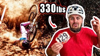 330lb Guy Does Americas Most DANGEROUS Bike Race