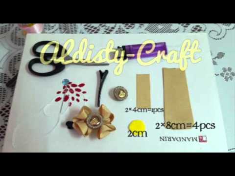 Clip di capelli tutorial (D.I.Y mini arco)