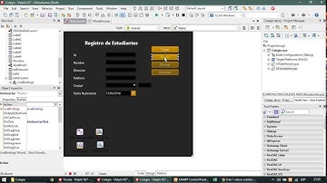 Paso 2 Crud Insertar en Mysql con Delphi XE7 Parte 2 Estudiante