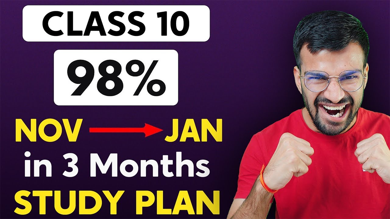 How to Score 95%+ in 3 Months 🔥 | Class 10 2023 | Last 3 Months Study Plan l CBSE Toppers Strategy