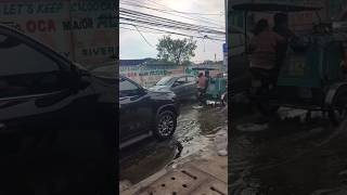 Flooded Street At The Front Of Newly Opened Sm City Caloocan smcity smcaloocan smcitycaloocan
