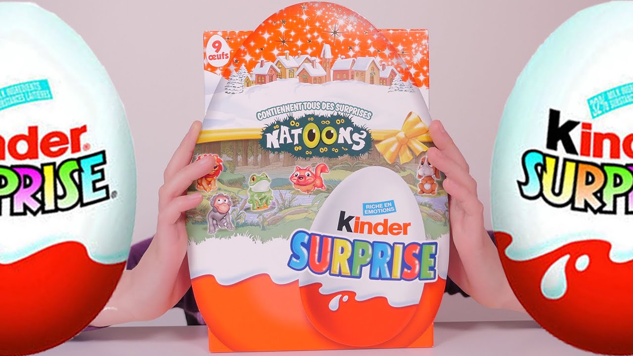 oeuf-9-kinder-surprise-natoons-unboxing-9-kinder-surprise-eggs