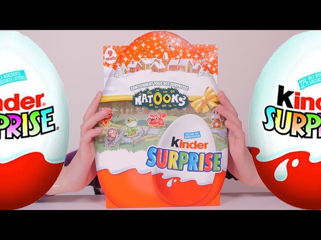 OEUF & JOUET] Super maxi géant Kinder Surprise plein de jouets et oeufs -  Unboxing giant full egg 