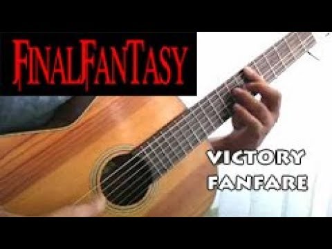 Final Fantasy Nes Victory Fanfare Classical Guitar Youtube