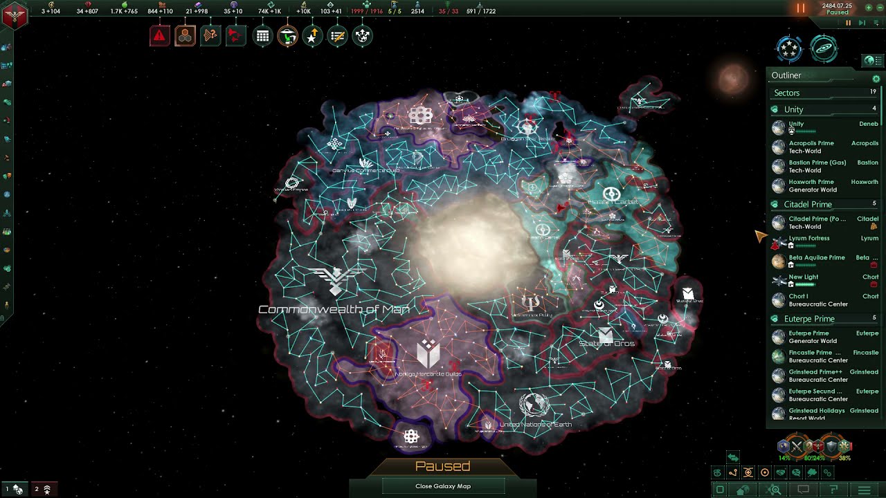 Stellaris Federations: CoM ep54: year 2484.