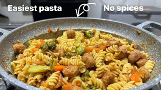 The Easiest One Pot Pasta Recipe ! No spices! Very healthy and delicious