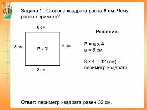 3 класс. Математика (Консультация). Решение задач на нахождение периметра и площади. 21.05.2020