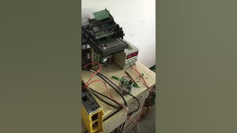 testing Fanuc controller A02B-0301-B801