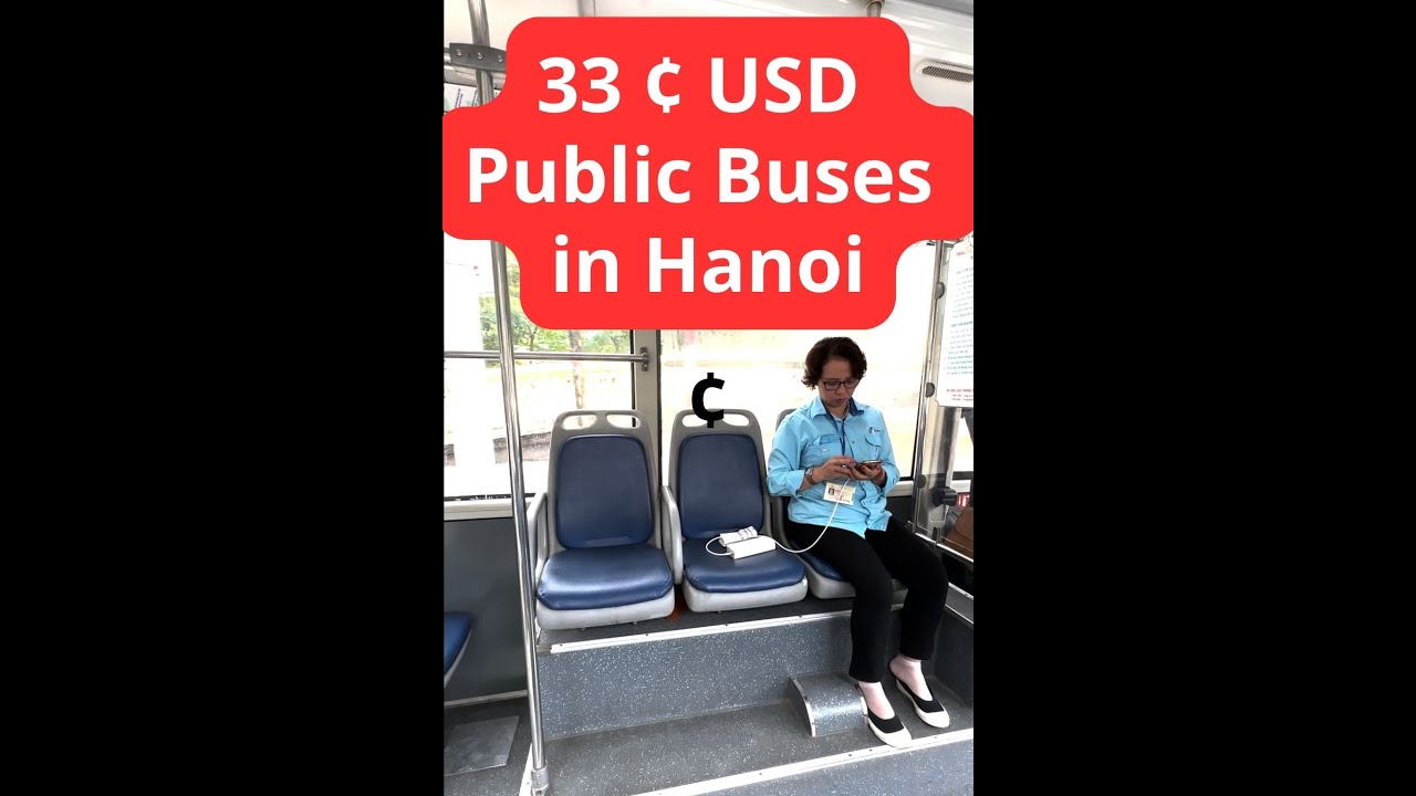 Public Buses In Hanoi, Vietnam