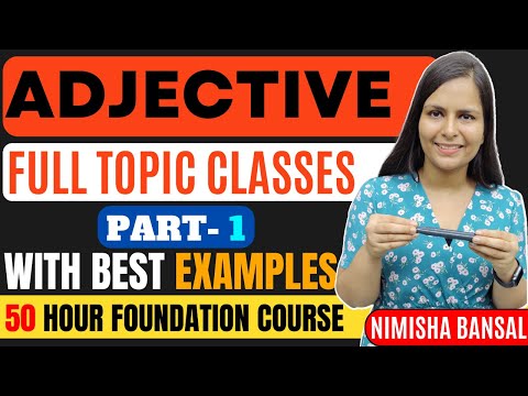 Adjectives in English Grammar | Types of Adjectives | Bank | SSC | CDS | Adjective | Nimisha Bansal