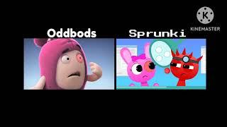 Oddbods & Sprunki Red Eye Incredibox