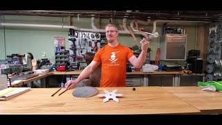 Three Finger Juggling Spinning Stars