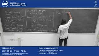 Algebra (MTH-ALG) Lecture 5