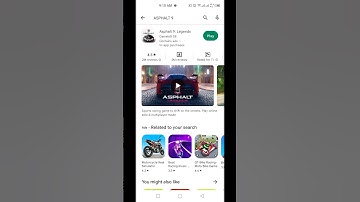 HOW TO DOWNLAD ASPHALT 9 IN MOBILE WITH PLAY STORE