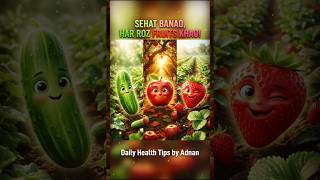 SEHAT BANAO, HAR ROZ FRUITS KHAO! | Daily Health Tips by Adnan #shortvideo #healthytips